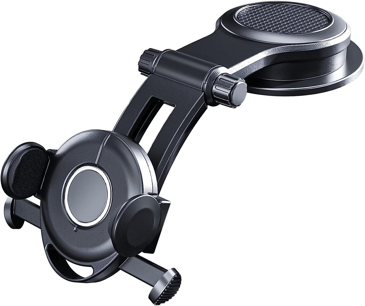 Universal Car Phone Mount - Sturdy Suction Cup Holder for All Smartphones, Dashboard Clip Design