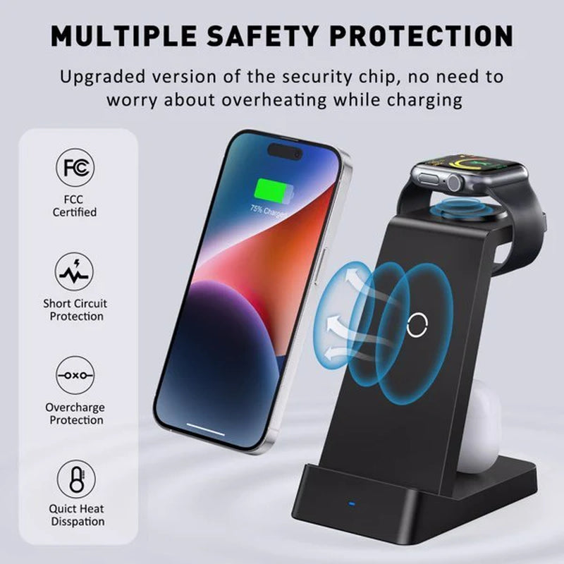 Ultimate 3-In-1 Wireless Charging Station for All Your Devices