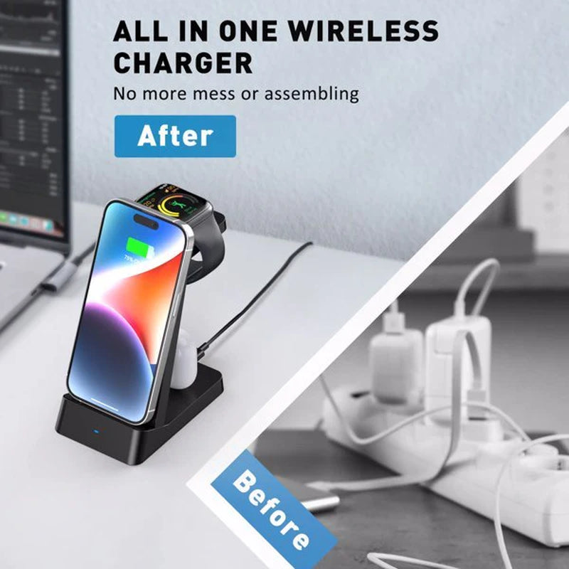 Ultimate 3-In-1 Wireless Charging Station for All Your Devices