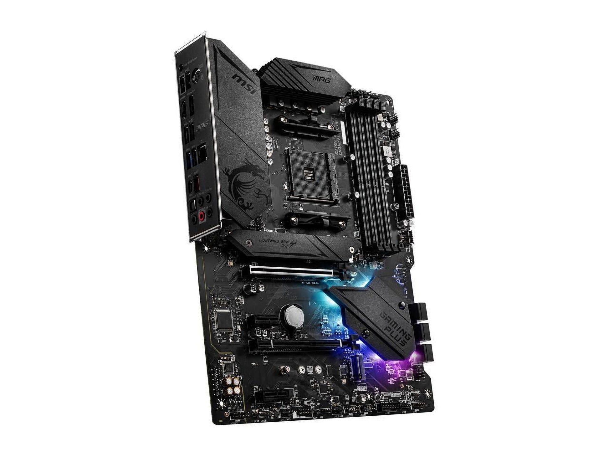 MPG B550 GAMING plus AM4 AMD B550 USB 3.0 ATX AMD Motherboard